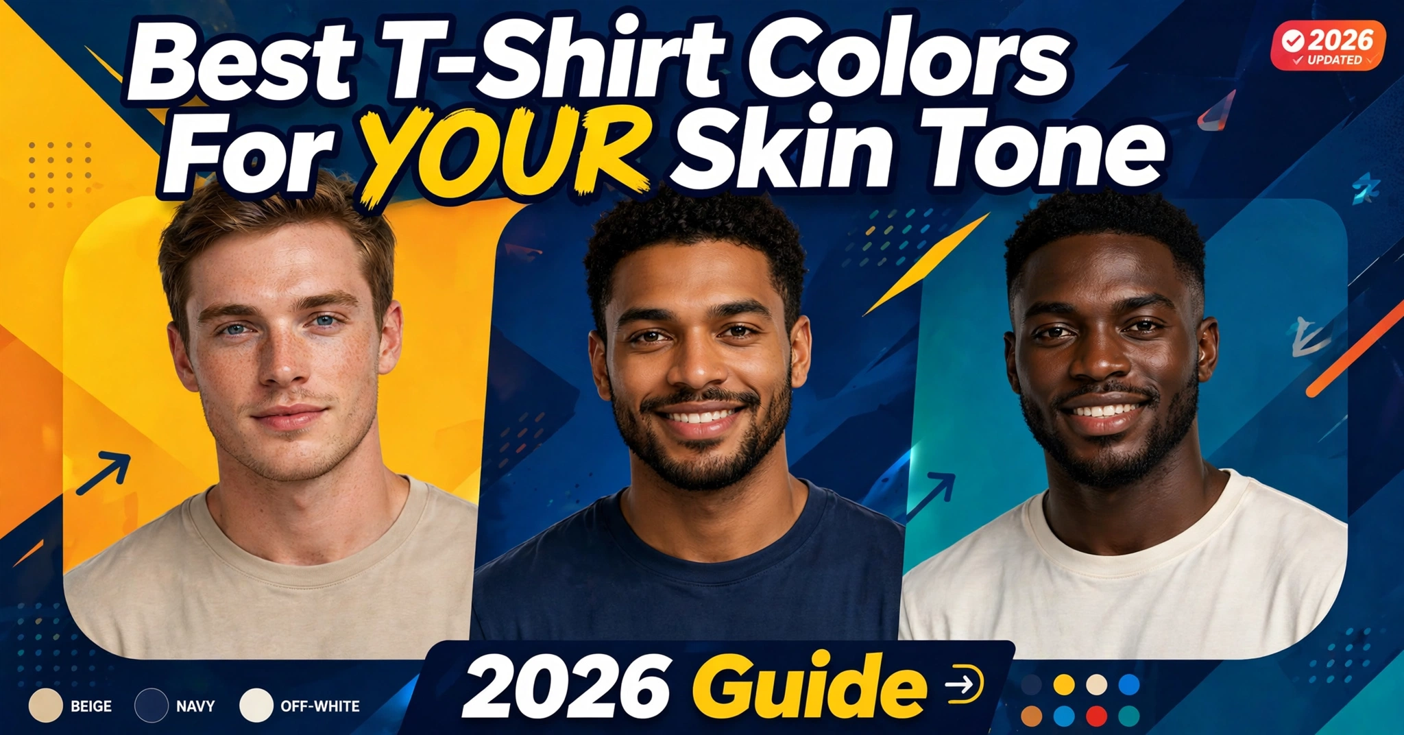 Best T-Shirt Colors for Every Skin Tone