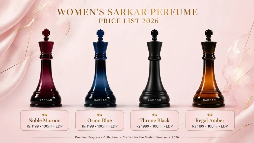 Women's Sarkar Perfume Price List