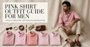 Pink Shirt Outfit for Men